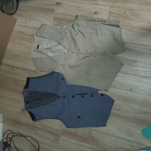 Men's Murano Blue and JF Tan Vests